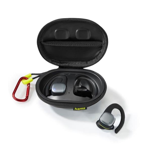 Bluetooth® hörlurar "Spirit Athletics", TWS, öronkrok, svart/gul