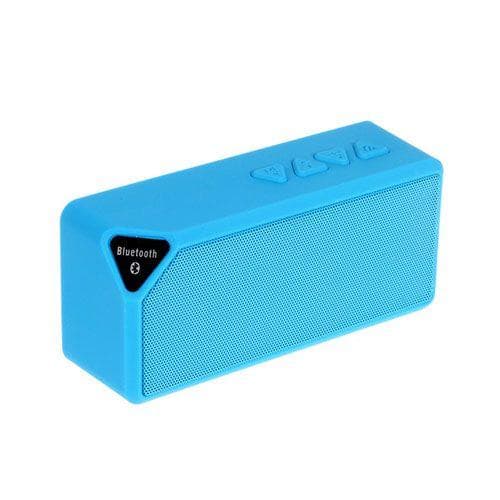 X3S Bluetooth Högtalare med Bluetooth och AUX - Blå