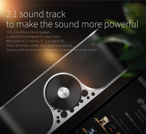 Bluedio TS3  Bluetooth 4,2 högtalare med subwoofer