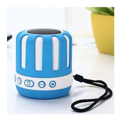 Daniu Mini Bluetooth Högtalare med Mikrofon - Blå