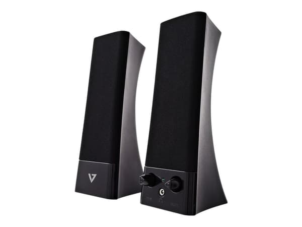V7 SP2500 - Høyttalere - for PC - USB - 10 watt (Total) - svart