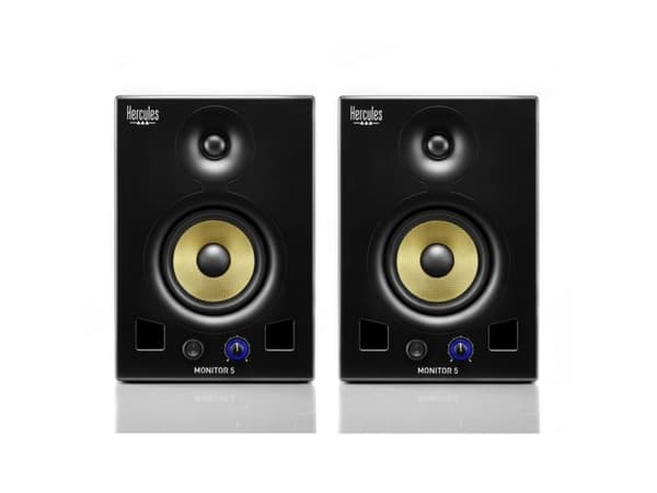 Hercules Monitor 5, 50 - 20000 Hz, 80 W, 12,7 cm (5"), Sort, MDF, Rotasjon