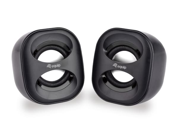 Equip 245330, 2.0 kanavaa, Langallinen, 3 W, 90 - 20 Hz, 40 O, Musta