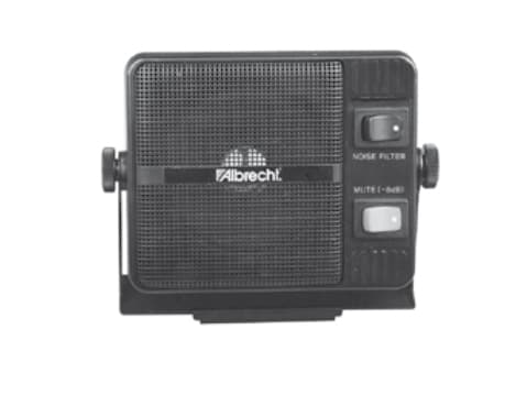 Albrecht CB 20, Koblet med ledninger (ikke trådløs), 7 W, 250 - 8000 Hz, 8 O, Sort