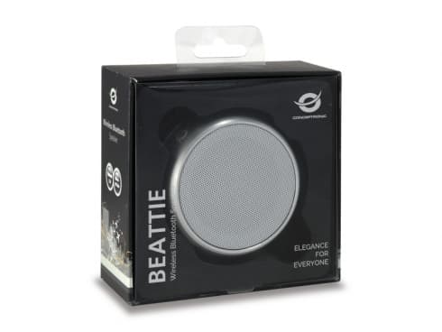 Conceptronic BEATTIE01S, 3 W, 150 - 20000 hz, Trådlös, 3.0+HS, Micro-USB, Silver