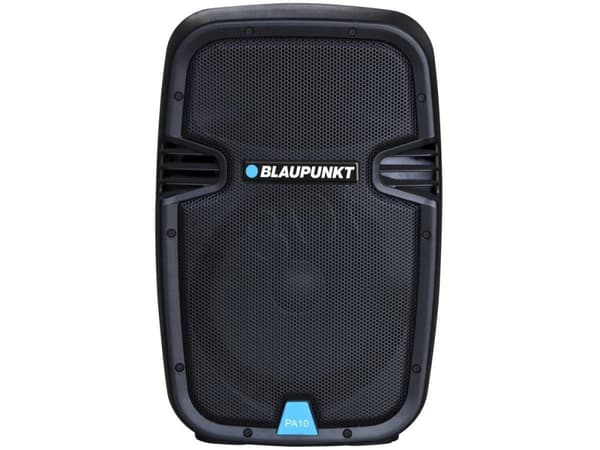 Blaupunkt Profesjonalny system audio PA10, 1-veis, PC-kabinett, Sort, 600 W, AC, Batteri, 12 V