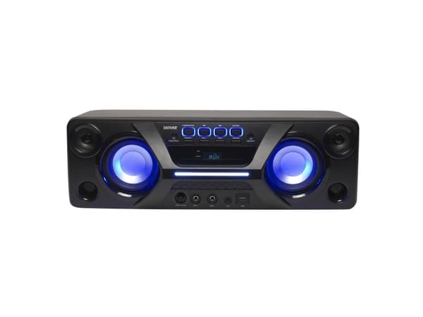 DENVER BTB-410NR - Högtalare - för bärbar användning - trådlös - Bluetooth - 2-vägs