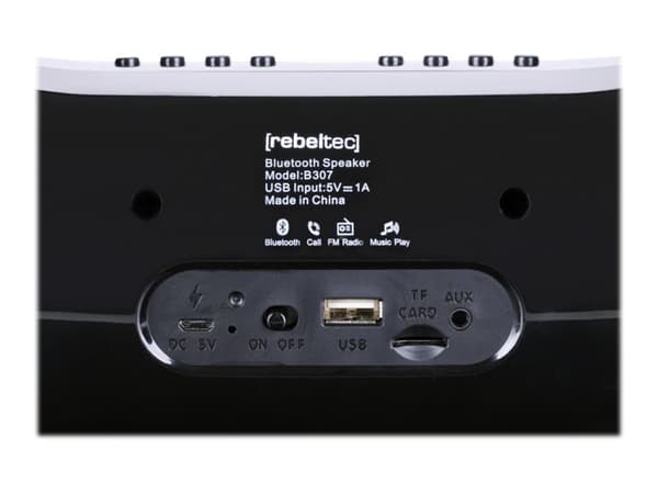 Rebeltec SoundBox 320 - Högtalare - för bärbar användning - trådlös - Bluetooth - 16 Watt