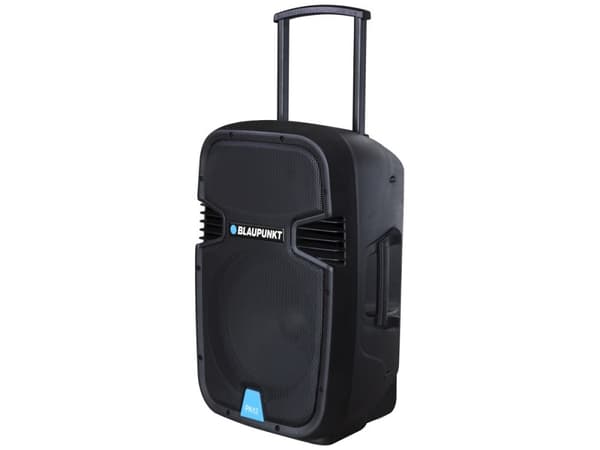 Blaupunkt PA12, 650 W, Langallinen & langaton, A2DP, Kannettava stereokaiutin, Musta, Laukku