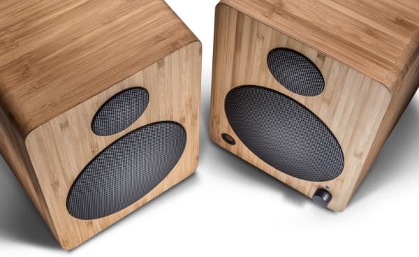 Wavemaster CUBE MINI NEO BAMBOO, 2-suuntainen, 2.0 kanavaa, Langaton, 36 W, 55 - 22000 Hz, Ruskea