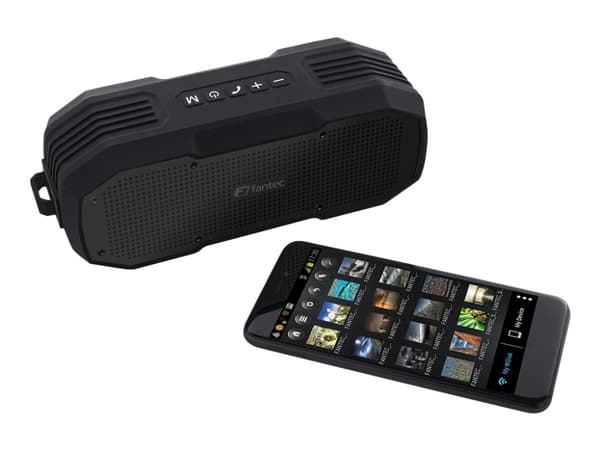 FANTEC Novi T30 - Høyttaler - for bærbar bruk - trådløs - Bluetooth - 10 watt - svart