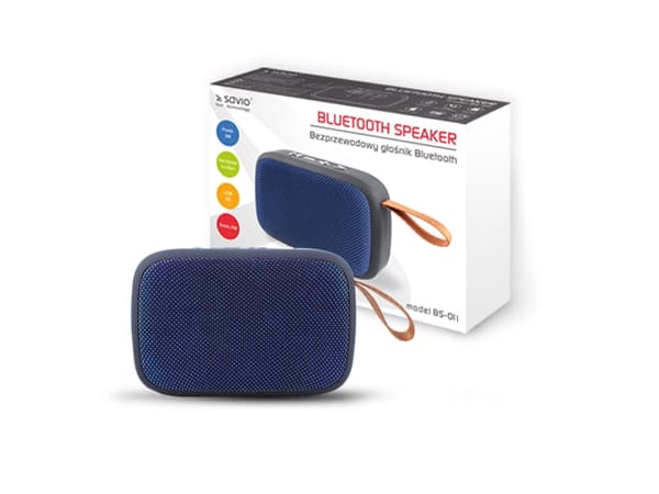 Savio BS-011, 3 W, 100 - 18000 hz, 4 O, 65 dB, Trådlös, 10 m