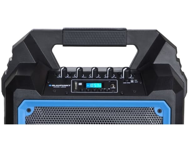 Blaupunkt MB06, 500 W, Kabel & Trådlös, A2DP, Bärbar stereohögtalare, Svart, Blå, Stand