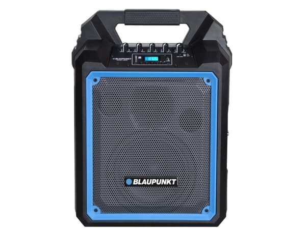 Blaupunkt MB06, 500 W, Ledning & Trådløs, A2DP, Stereo bærbar høyttaler, Svart, Blå, Stå Sort, Blå