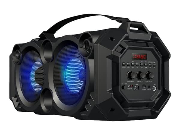 Rebeltec SoundBox 460 - Boombox-högtalare - för bärbar användning - trådlös - Bluetooth - Appkontrollerad - 40 Watt - 2-vägs