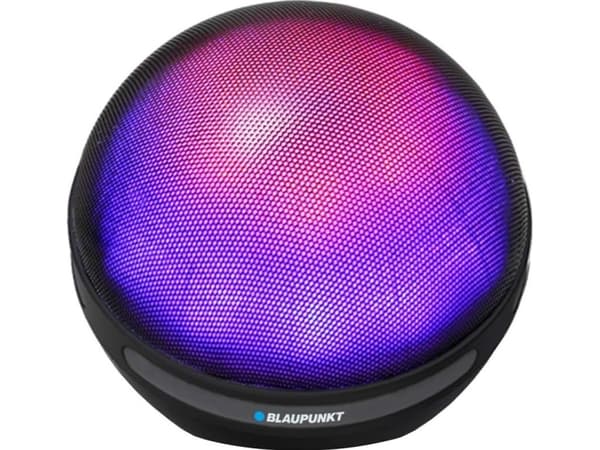 Blaupunkt BT08LED, 5 W, Kabel & Trådlös, A2DP, Svart, Sfärisk, Multi