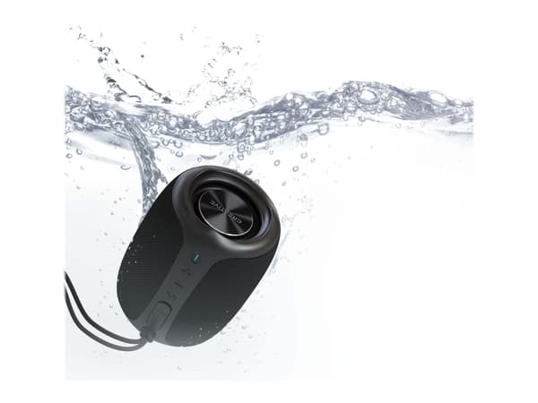 Creative MUVO Play - Högtalare - för bärbar användning - trådlös - Bluetooth - 10 Watt - svart