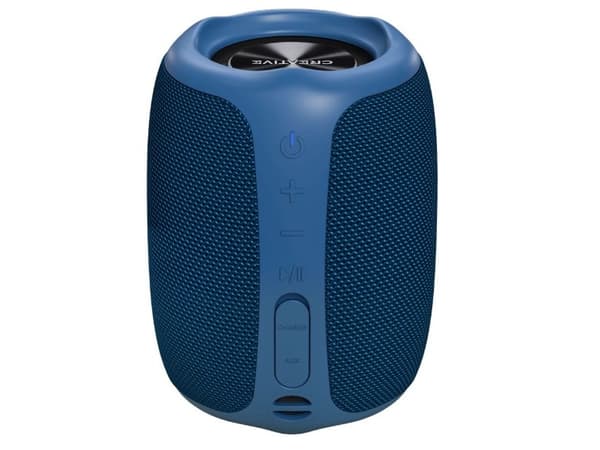 Creative MUVO Play - Høyttaler - for bærbar bruk - trådløs - Bluetooth - 10 watt - blå