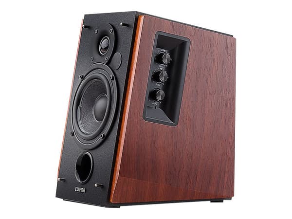 Edifier R1700BT - Kaiuttimet - kirjahylly - langaton - 66 Watt (Yhteensä) - 2-tie - puunvärinen - puunvärinen