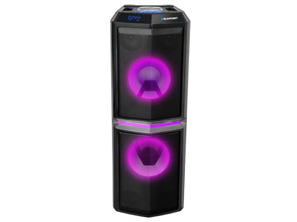 Blaupunkt PS10DB, 1200 W, Ledning & Trådløs, Svart, Knapper, LED, FM Sort