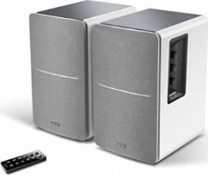 Edifier R1280DB, 2.0 kanaler, Kabel & Trådlös, 42 W, 55 - 20000 hz, Silver, Vit