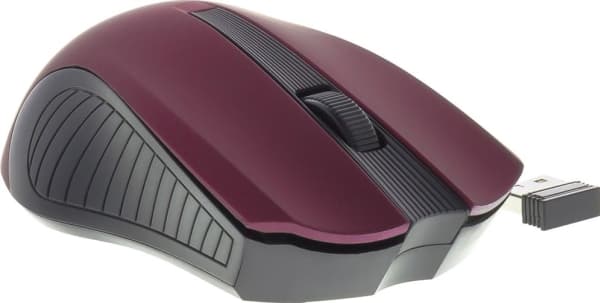 Langaton 2.4GHz symmetrinen optinen hiiri 3 painiketta Violetti