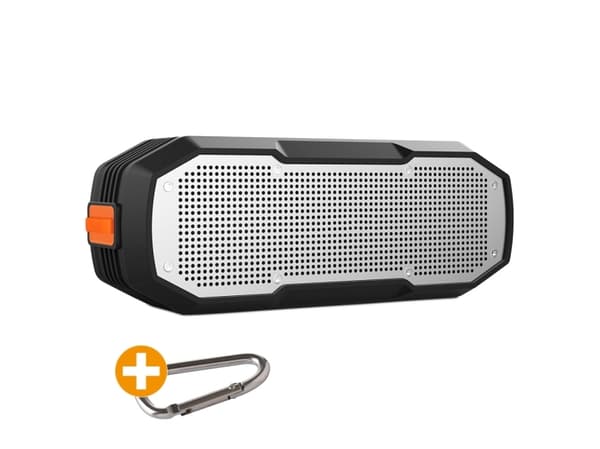 FANTEC Novi T30 - Høyttaler - for bærbar bruk - trådløs - Bluetooth - 10 watt - sølv