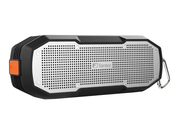 FANTEC Novi T30 - Høyttaler - for bærbar bruk - trådløs - Bluetooth - 10 watt - sølv Sølv