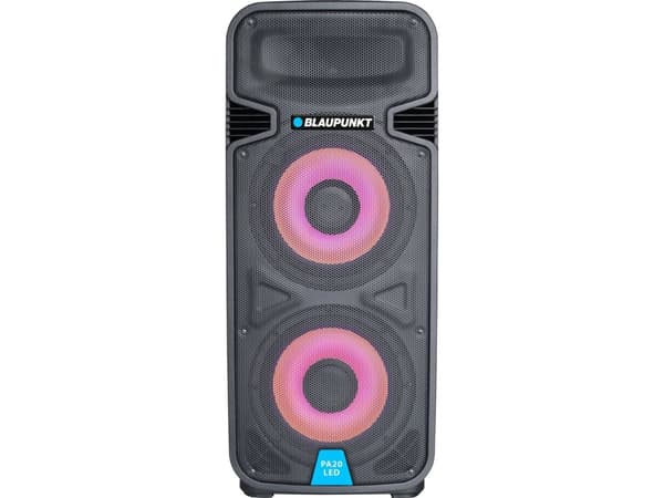 Blaupunkt PA20LED, 800 W, MP3, WMA, Sort, Berøringskontroll, Ledning & Trådløs, 2.1+EDR