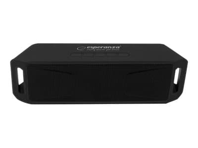 Esperanza FOLK - Høyttaler - for bærbar bruk - trådløs - Bluetooth - 6 watt - svart