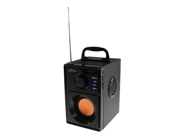 Media-Tech MT3145 - Kaiutin - kannettava - 2.1-kanavainen - langaton - Bluetooth - 15 Watt - 2-suuntainen musta