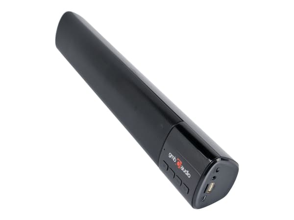 GMB Audio SPK-BT-BAR400-01 - Soundbar - för bärbar användning - trådlös - Bluetooth - 10 Watt - svart