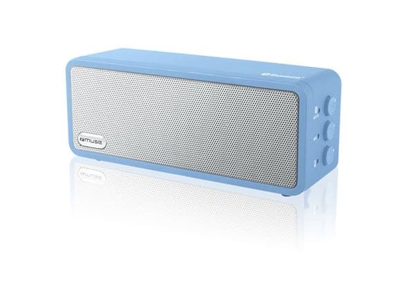 Muse M-350BTM, 6 W, Trådløs, 10 m, Blå, Cube, Oplader