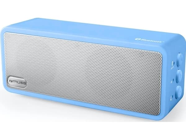 Muse M-350BTM, 6 W, Trådløs, 10 m, Blå, Cube, Oplader