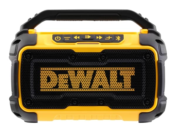 DeWALT DCR011 - Högtalare - för bärbar användning - trådlös - Bluetooth - 20 Watt