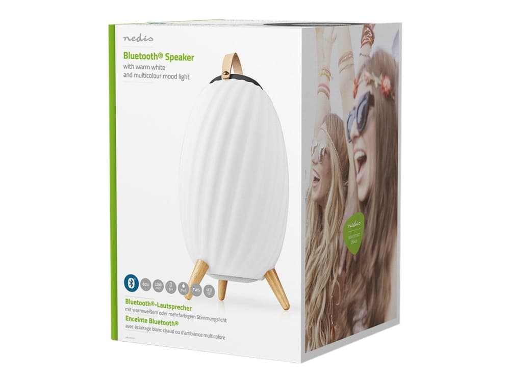 Nedis SPBT35805WT, Hvit, Grå
