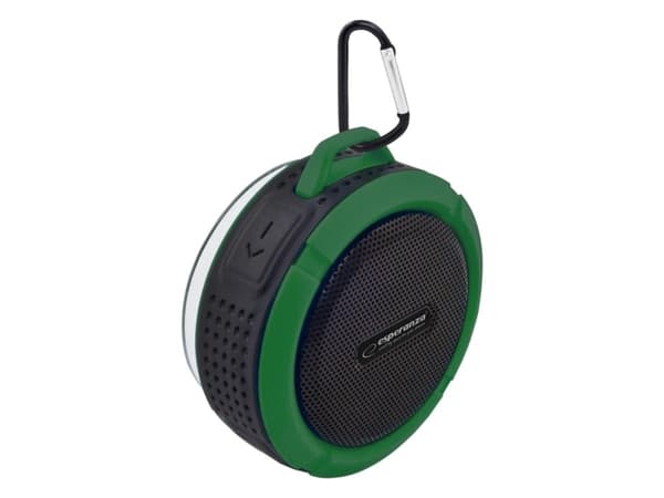 Esperanza COUNTRY - Kaiutin - kannettava - langaton - Bluetooth - 3 Watt - musta, vihreä