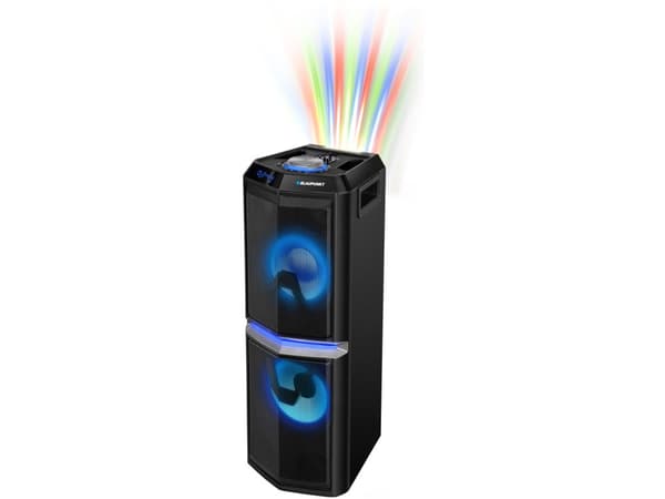 Blaupunkt PS10DB, 1200 W, Ledning & Trådløs, Svart, Knapper, LED, FM
