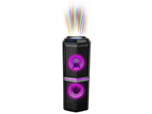 Blaupunkt PS10DB, 1200 W, Ledning & Trådløs, Svart, Knapper, LED, FM