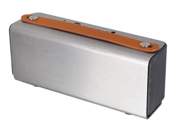 LUXA2 Groovy - Högtalare - för bärbar användning - trådlös - Bluetooth - 5 Watt - silver Silver