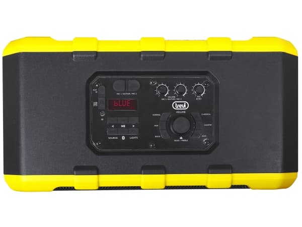 Trevi XF 1300, 2-vägs, 7,62 cm (3"), 25,4 cm (10"), 80 W, Gul, LCD