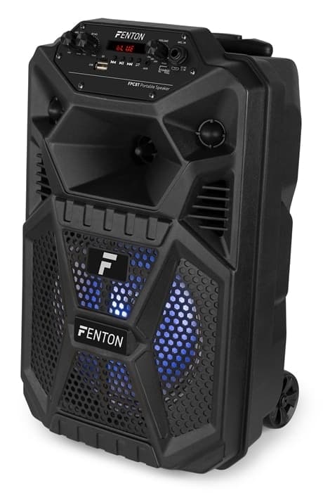 Fenton FPC8T Portable 8" LED Speaker. BT4.