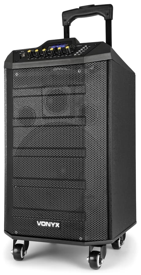 Vonyx VPS10 Aktivt högtalarsystem 10" BT,MP3, UHF