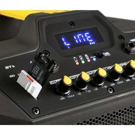 Vonyx VPS10 Aktivt högtalarsystem 10" BT,MP3, UHF