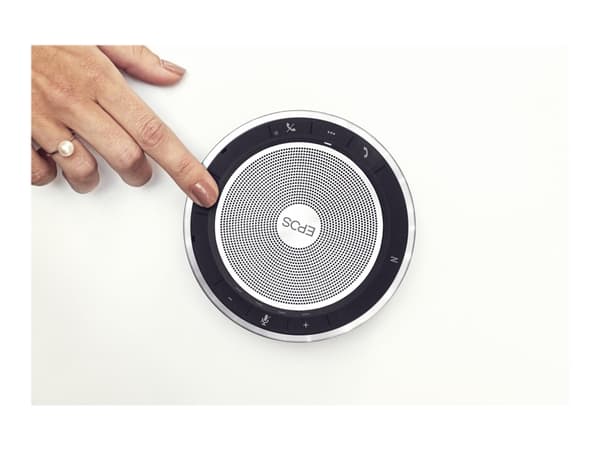 EPOS EXPAND SP 30 - Älykäs kaiutinpuhelin - Bluetooth - trådløs - sort, sølv - sertifioitu Skype for Business -ohjelmalle