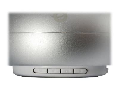 Conceptronic BEATTIE 01S - Högtalare - för bärbar användning - trådlös - Bluetooth - 3 Watt - silver
