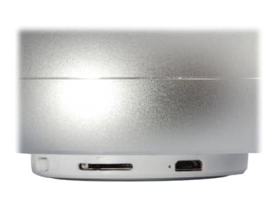 Conceptronic BEATTIE 01S - Högtalare - för bärbar användning - trådlös - Bluetooth - 3 Watt - silver