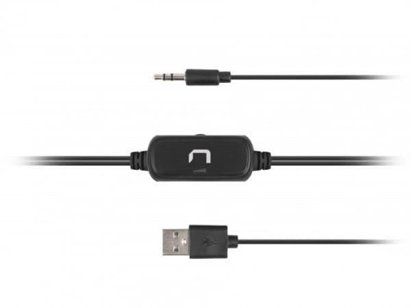 NATEC COUGAR, 2.0 kanaler, Kabel, 6 W, 80 - 20000 hz, Svart
