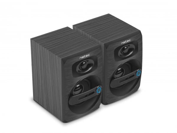 NATEC COUGAR, 2.0 kanaler, Kabel, 6 W, 80 - 20000 hz, Svart