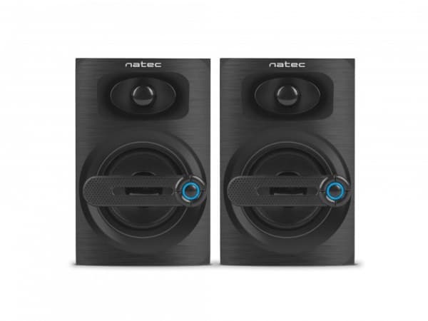 NATEC COUGAR, 2.0 kanaler, Kabel, 6 W, 80 - 20000 hz, Svart